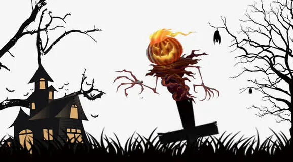 万圣节装饰图案免抠