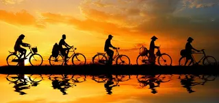 骑行背景图高清