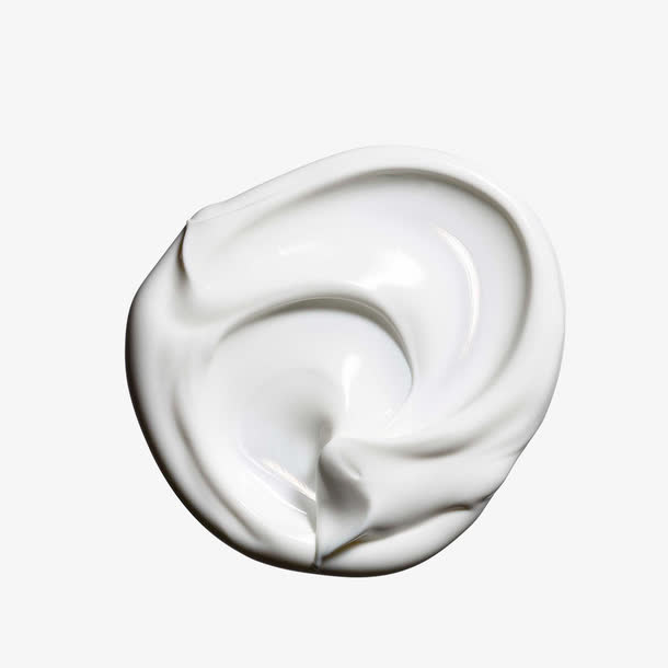 白色护肤膏体素材免抠