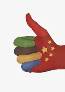 创意中国国旗免抠