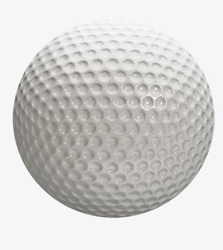 白色高尔夫球免抠