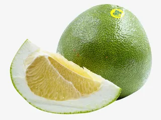 绿皮特色蜜柚青柚免抠