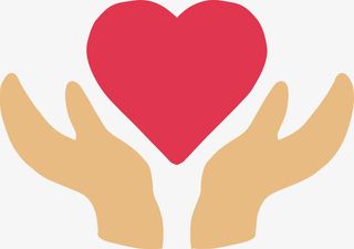 扁平化爱心免抠