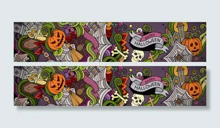 万圣节banner背景高清