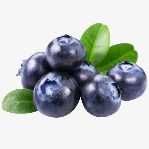 紫色蓝莓免抠