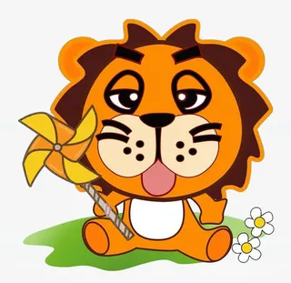 可爱小虎宝宝免抠