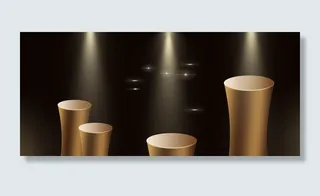 淘宝高端护肤精华大促简约黑色banner高清