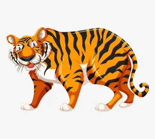 卡通版的老虎免抠