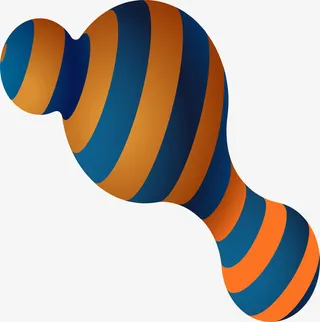 创意不规则几何装饰免抠