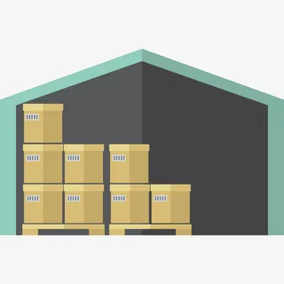 物流仓库装货示意图图标免抠