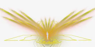 金色放射原创光效免抠