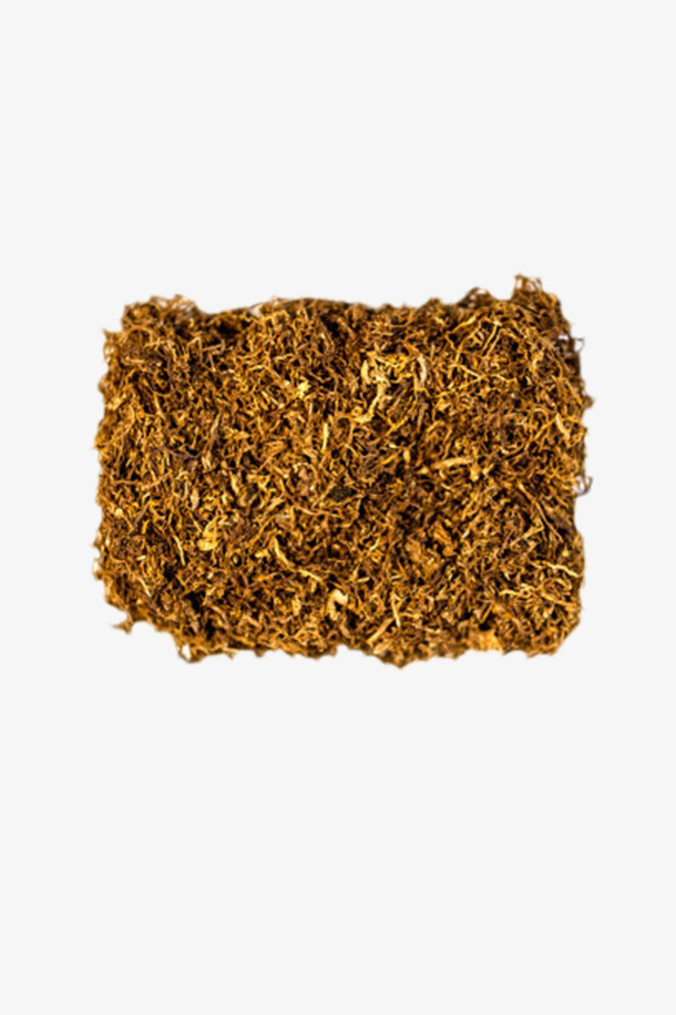 棕色一堆干烟叶碎屑实物免抠