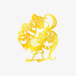 金色公鸡免抠