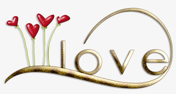 love艺术字免抠