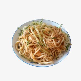 黄瓜拌鸡丝凉面食品餐饮免抠
