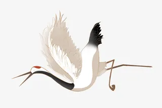 中国风仙鹤-1免抠