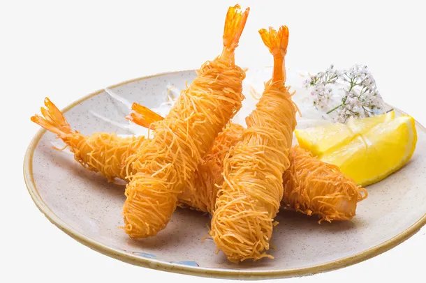 美味炸虾天妇罗PNG免抠