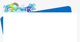 夏季文本框免抠