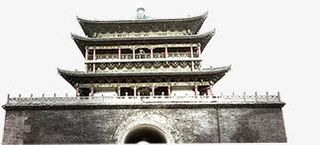 古典城市建筑城门免抠