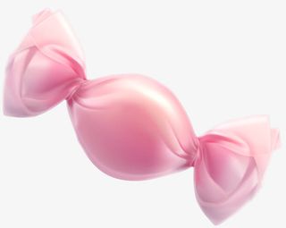 粉色美味糖果免抠