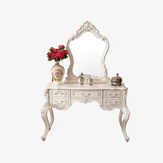 欧式梳妆台风格设计免抠