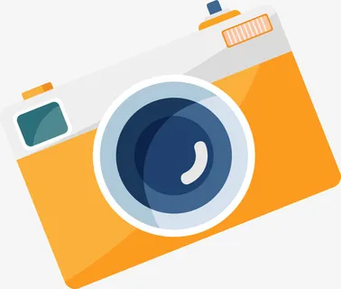 玩具黄色照相机免抠