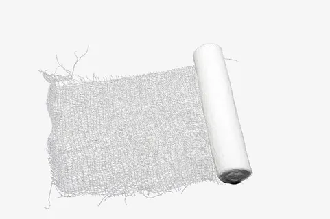 白色医用纱布免抠