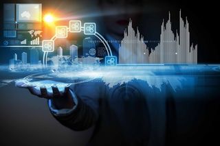 抽象高科技电子背景图高清