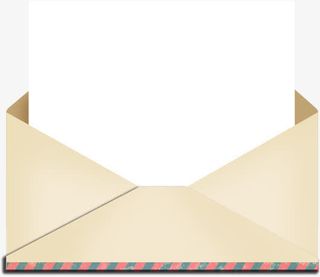 精美通知信封信件创意信封免抠