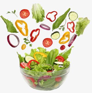 蔬菜动态沙拉免抠