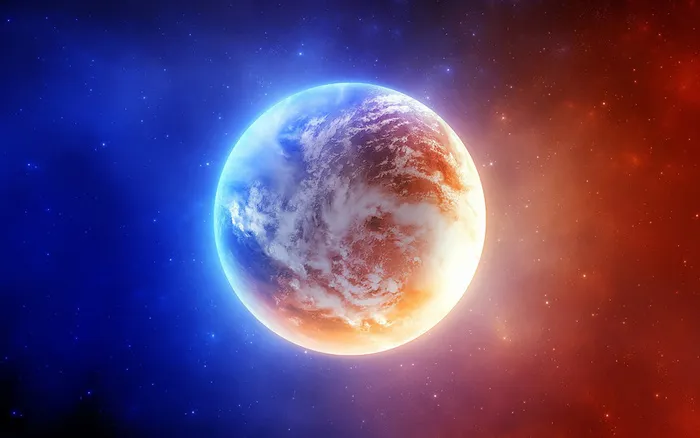 宇宙元素星球星空激情火焰背景高清