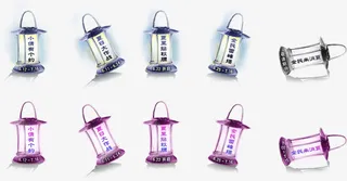 夏季灯笼促销标签免抠