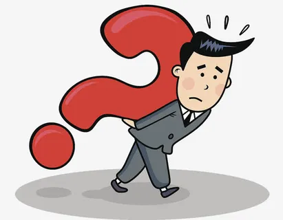 被问题压迫困惑的人免抠