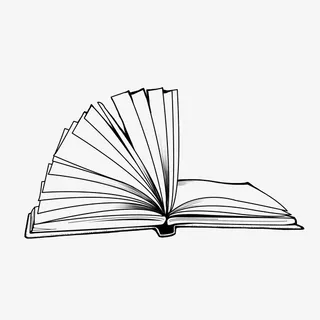 书本手绘图免抠