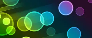 炫彩光圈光斑背景图高清