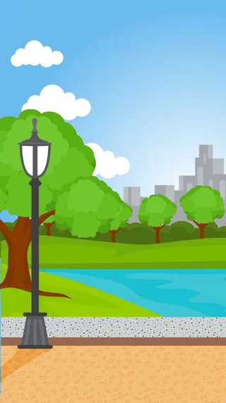 扁平树木背景高清