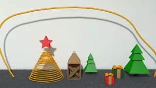 圣诞背景小场景高清