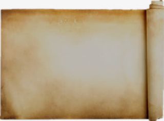 复古卷轴图免抠