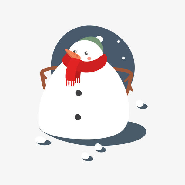 变形雪人免抠