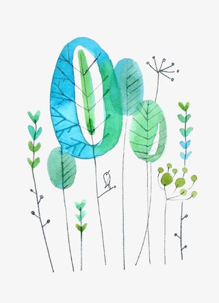 绿色植物素材免抠