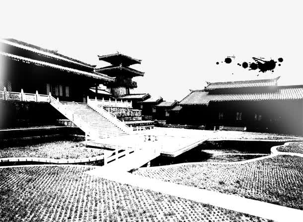 古建筑中国风免抠