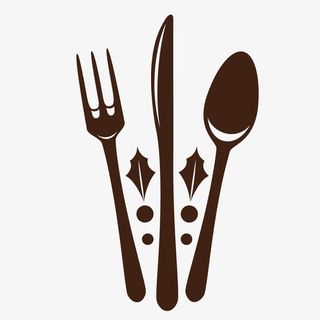 刀叉套装矢量图免抠