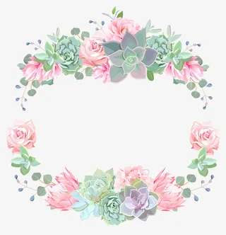 春天春季手绘鲜花花卉免抠