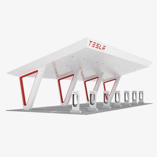 大型灰白色自动电动车充电桩免抠