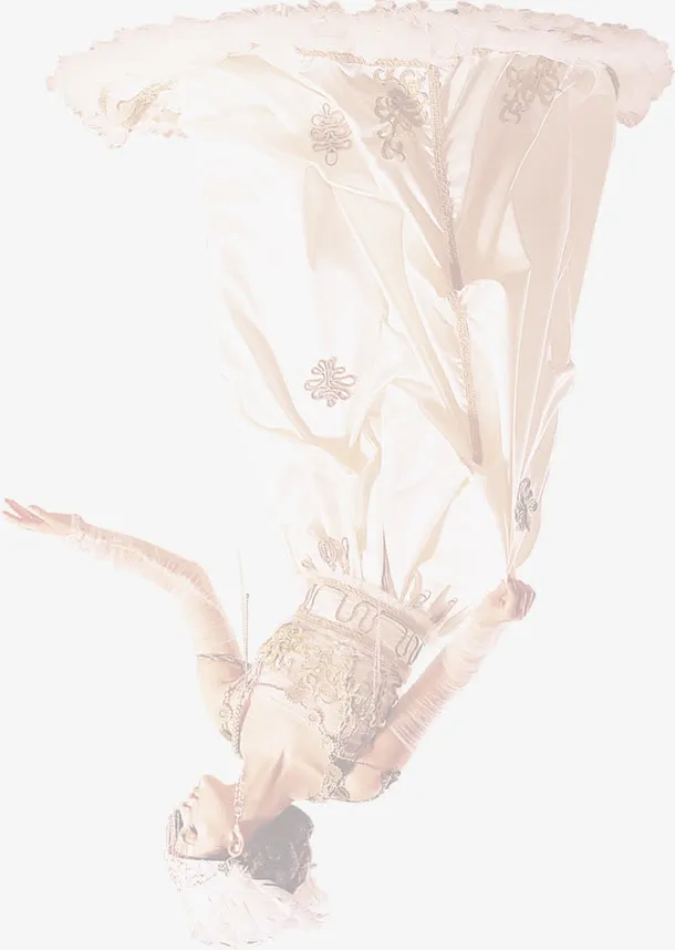 唯美粉色围裙设计免抠