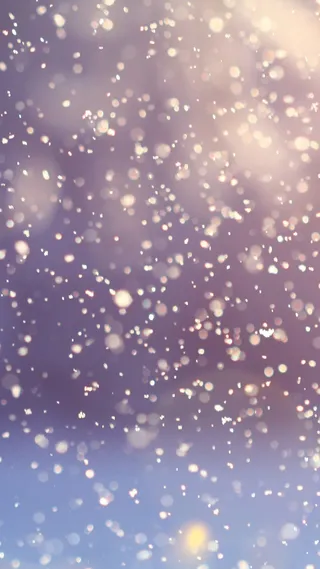 唯美下雪冬季H5背景素材高清