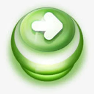 水晶箭头按钮图标下载免抠