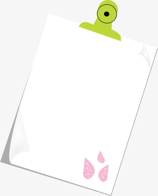 绿色夹子边框免抠