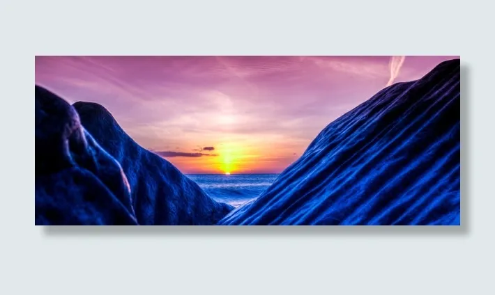 海洋夕阳背景设计素材图片下载