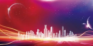 蓝色科技创想未来技术高清